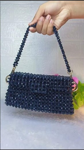 Crystal Beaded Bag ✨ Luxury Handmade Party Bag | DIY Beaded Bag