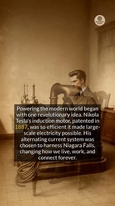 Nikola Teslas alternating current system laid the groundwork for our entire modern electrical grid. #history #discovery #knowledgeispower #Tesla | Mystery Feed