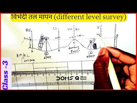 Dumpi level survey, Different level survey, विभेदी तल मापन
