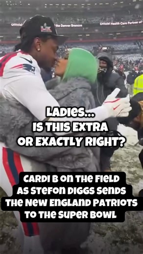 Momentum: Cardi B & Stefon Diggs Create the Super Bowl’s Viral Reaction #nflshorts #footballplayer