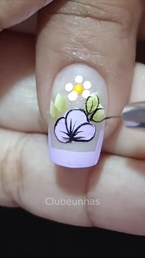 8.1K views · 179 reactions | Arte de Uñas Abstracto con Tema Floral: Tutorial Paso a Paso | Club de Uñas | Facebook