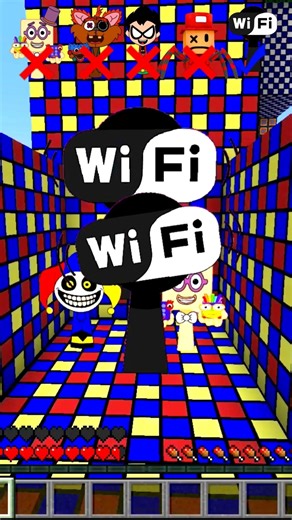 Sprunki OC Wi-Fi Vs Laser Challenge In Minecraft #trend