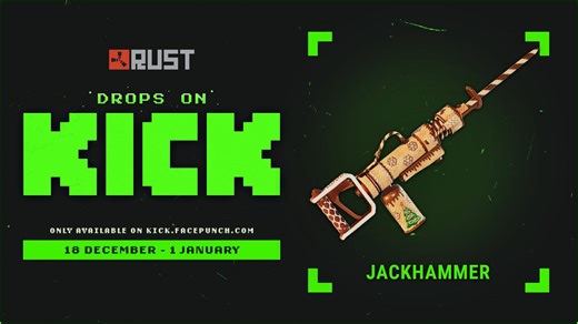 Rustmas 2025 is almost here! Exclusive festive skins for a limited time! Tune in and start collecting. 🎄☢️⛄ Check out the Kick Drops for this year's event, running 18th Dec - 1st Jan. Beware of scams! Only sync your account at our official site: kick.facepunch.com | Play Rust