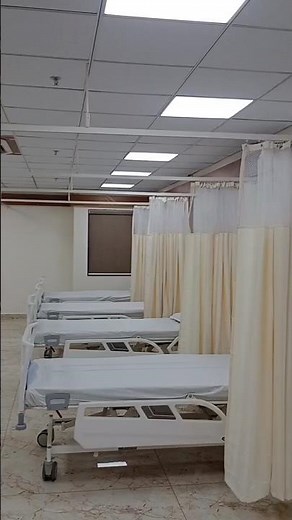 Hospital Curtain Track Installation #curtains #interior #drdfurnishing #curtain #reels #viral