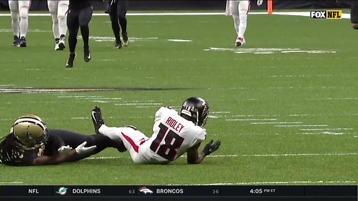 Matt Ryan launches 46-yard strike to Calvin Ridley downfield
