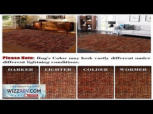 Garvee Large Washable Area Rug 9x12 Modern Living Room Rug Bedroom Rug