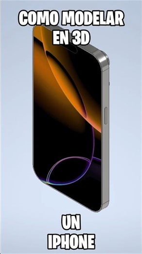 IPhone 2026 en Inventor #cad #ingenieria #3dmodelingsoftware