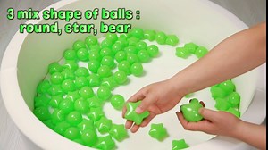 TRENDPLAY Versatile Plastic Balls for Ball Pits - Pack of 100 - Great for Indoor and Outdoor Play - Spark Creativity Today, Green