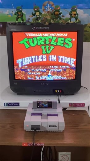 TMNT IV: Turtles in Time 🥷🐢⌛️ #tmnt #retrogaming #nostalgia #foryou #parati