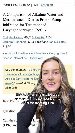 Should you drink Alkaline water for #SilentReflux? I review two studies here ❗️#LPR #AcidReflux
