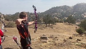 The REAL Dave Cousins shoots a 12 on the 101 yard Bison at the BTB & NFAA 3D Open National Field Archery Association 3D marked Nationals!! This weekends coverage brought to you by Break the Barriers | BowJunky Media