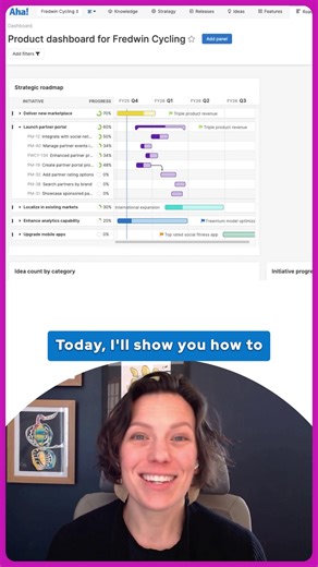That moment when someone asks, “Can you show the wireframe?” Now it’s already on the dashboard. 👀 Whiteboards are officially part of dashboards in Aha! Roadmaps.