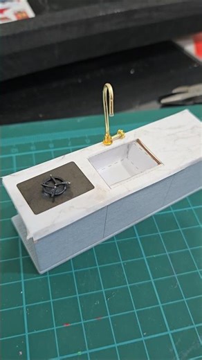 Tiny Kitchen with REAL Details?! 🍳🚰✨ Dollhouse DIY