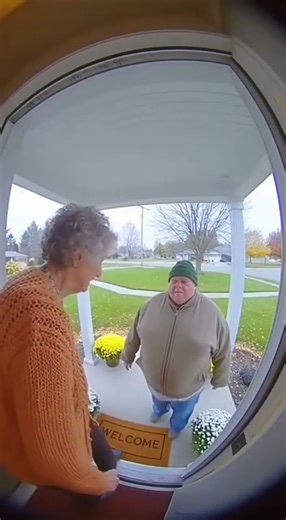 Grandma's Door Explosion Caught On Camera!
