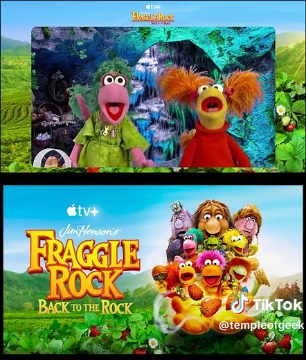 Fraggle Rock puppets Mokey Fraggle and Red Fraggle join Temple of Geek to discuss friendship and adventure, as fans gear up for Season 2 of Back to the Rock on AppleTV . Check out the latest interview with @codename_fulcrum for the Temple of Geek Podcast. #fragglerock #fragglerockbacktotherock #mokeyfraggle #redfraggle #templeofgeek #templeofgeekpodcast