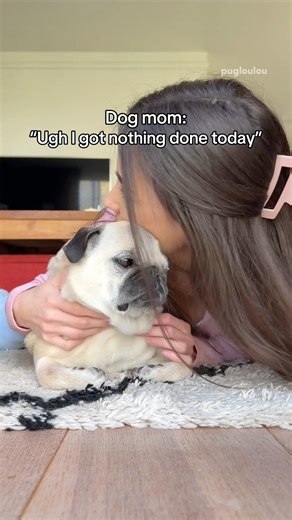Dogs don’t need big days, they just want days with us 🥹🩷 #pug #dog