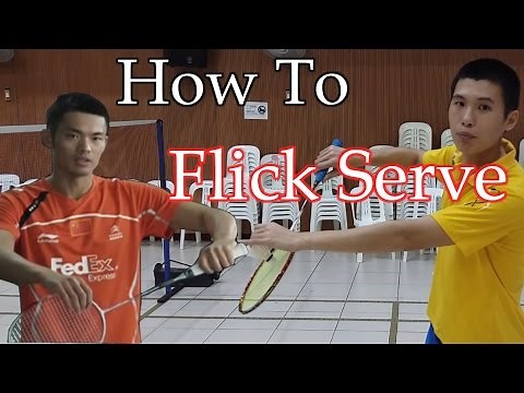 How to do a Flick Serve in Badminton | BG Academy