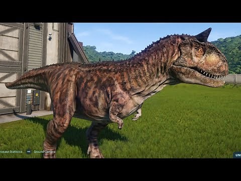 Jurassic World Evolution - Carnotaurus Gameplay (PS4 HD) [1080p60FPS]