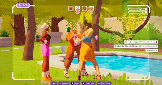 The Crush House is a saucy 90s reality TV show simulator from the developers of Reigns
