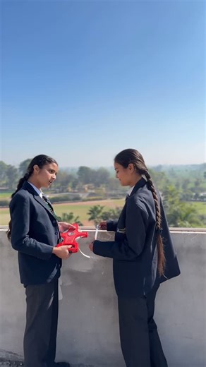 The Renaissance School Mansa on Instagram: "Real-Life Trigonometry in Action! 📐✨ Watch as our Class 9 students, Sukhman and Amanat, demonstrating how to measure a building’s height without a measuring tape—using just sin θ and cos θ! A perfect example of applying math beyond textbooks. #Trigonometry #MathInRealLife #PracticalLearning #STEMEducation"