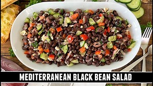 Mediterranean Black Bean Salad — Heart-Healthy Recipe