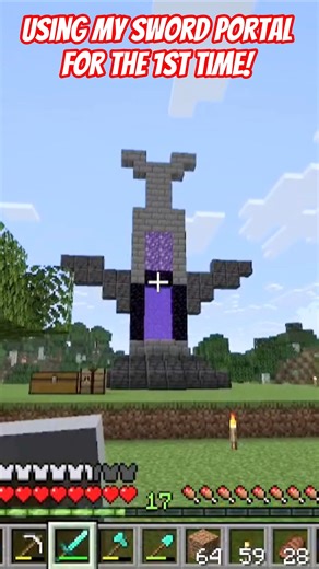 Using my sword portal for the 1st time!