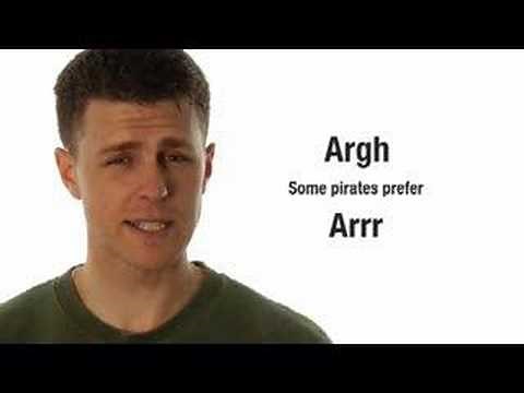 It's Talk Like a Pirate Day