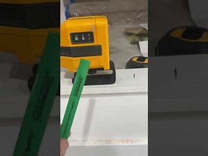 Stairway baluster layout using laser