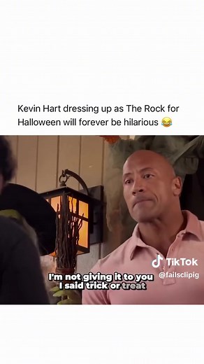 Kevin Hart Dressed as The Rock in Halloween Promo Video