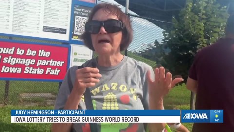 Iowa Lottery breaks Guinness World Record at Iowa State Fair