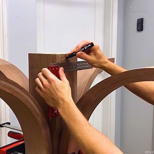 4.1K views · 77 reactions | In this video, I decide to BEND some WOOD. There are various ways to accomplish bent lamination, such as steam bending, kerf cutting or the method I used which is to cut a series of thin wood laminations to bend around a form and glue them all together. It's a time consuming task, but well worth the effort. | KeithJohnson_CustomWoodworking | Facebook