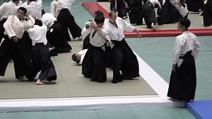 70K views · 3.9K reactions | Hombu Dojo Demo led by UESHIBA Mitsuteru Hombu Dojo-cho #aikido #demo #dojocho #martialarts #motivation | Aikido - Mihaly Dobroka | Facebook