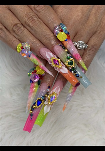 @bettsflower538 Nails by Lovelymimi #nails 💕💕 | nails