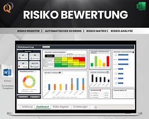 Risk Assessment Excel Template | Risk Management Tool | Risk Analysis & Risk Matrix | Risk Tracker | Dashboard - Etsy UK