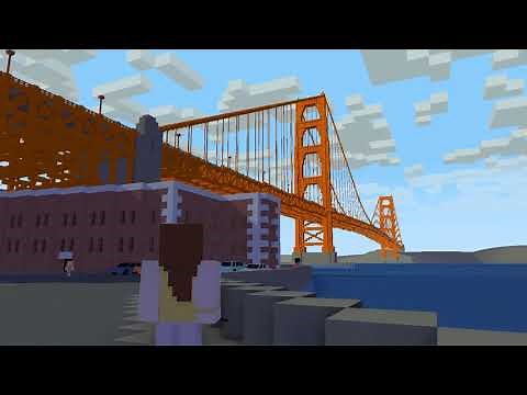 Golden Gate Bridge - Minecraft