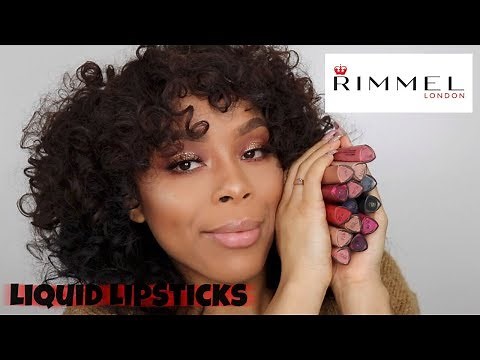 Rimmel London Stay Matte Liquid Lipstick | Swatches + Review