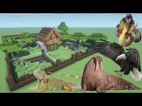 How To Make a Cobra, Eagle, Iguana, and Walrus Farm in Minecraft PE