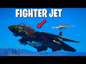 I Stole A F-14 Fighter Jet In GTA 5 RP