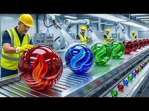 Inside a $100 Million Glass Marble Factory: From Recycled Scrap to Perfect Glossy Marbles