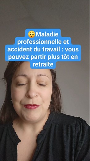 Dans cette vidéo, on se concentre sur l’incapacité permanente d’origine professionnelle : 🔹 Taux ≥ 20 % : départ possible dès 60 ans 🔹 Taux entre 10 % et 19 % : départ possible jusqu’à 2 ans avant l’âge légal ⚠️ Attention on ne peut pas dans cette vidéo énumérer toutes les conditions 🚨Les conséquences d’un accident de trajet n’ouvrent pas droit à ce dispositif, et ça, c’est très souvent mal compris. Si vous êtes dans un de ces cas : ✅Faites vérifier noir sur blanc votre situation auprès de vo