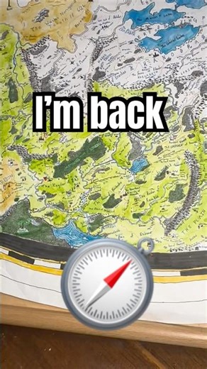 I’m Back🧭 #worldbuilding #dnd #artandcraft