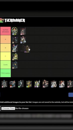 only tier list you need to see #apex #apexlegends #tierlist #tiermaker #apextips