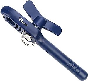 Home Kitchen Restaurant Safety Bottle Jar Wine Manual Can Opener&Bangrui Professional 4-in-1 Can Opener keeps smooth edges. With a corkscrew folded in the lever. Best Gadget for Kitchen Use (Blue)