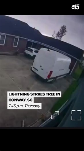 SOUND UP! Check out this crazy video from Lauren Green taken yesterday #extremeweather #lightning #conway #sc | WPDE ABC15