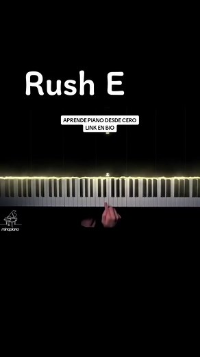 Rush E Piano Tutorial #pianotok #cursodepiano #pianolesson #piano #pianotutorial #ruche