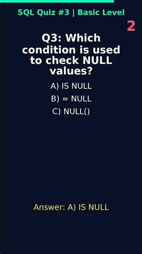 Try This SQL Question Before Time Runs Out ⏳| SQL Quiz #3 #basic#shorts #sql