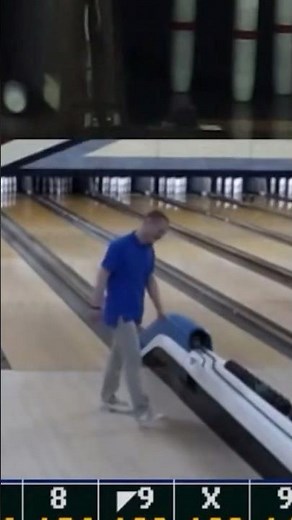 Here’s a crazy shot at the 2024 Pro Series Playoffs #pro #bowling #candlepinbowling