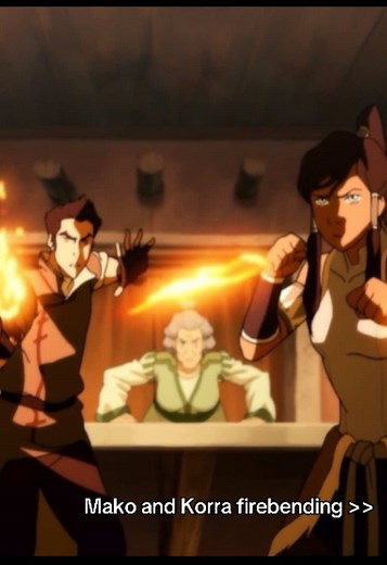 Mako and Korra Firebending Techniques Explained