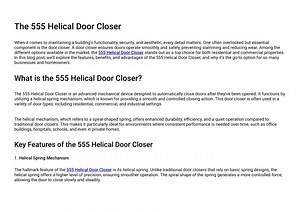 555 Helical Door Spring - SlideServe