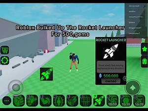 Roblox Bulked Up The (Rocket Launcher)